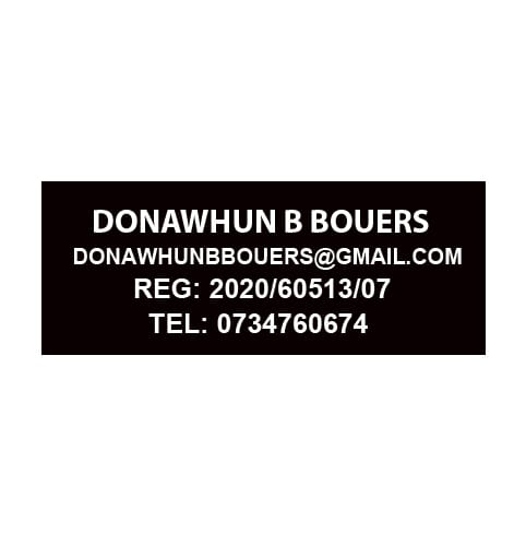 Donawhun B Bouers